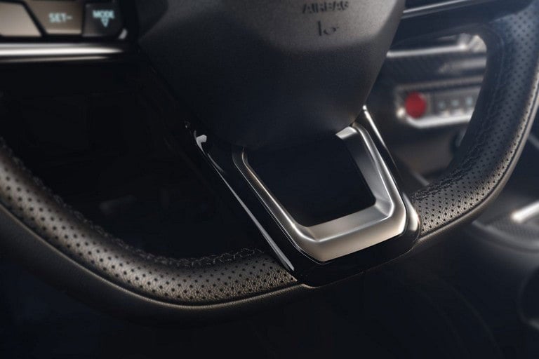 2024 Ford Mustang® model interior showing the flat-bottom steering wheel | All Star Ford in Denham Springs LA